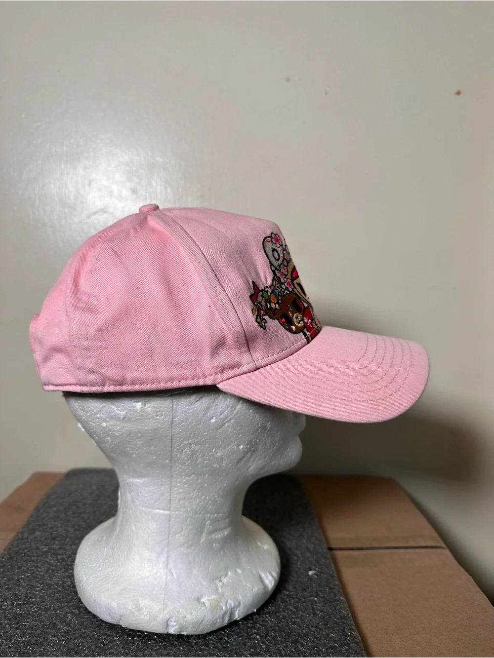 Tokidoki X New Era Women’s Pink Embroidered Hat Multicolor Brim OSFM SnapBack